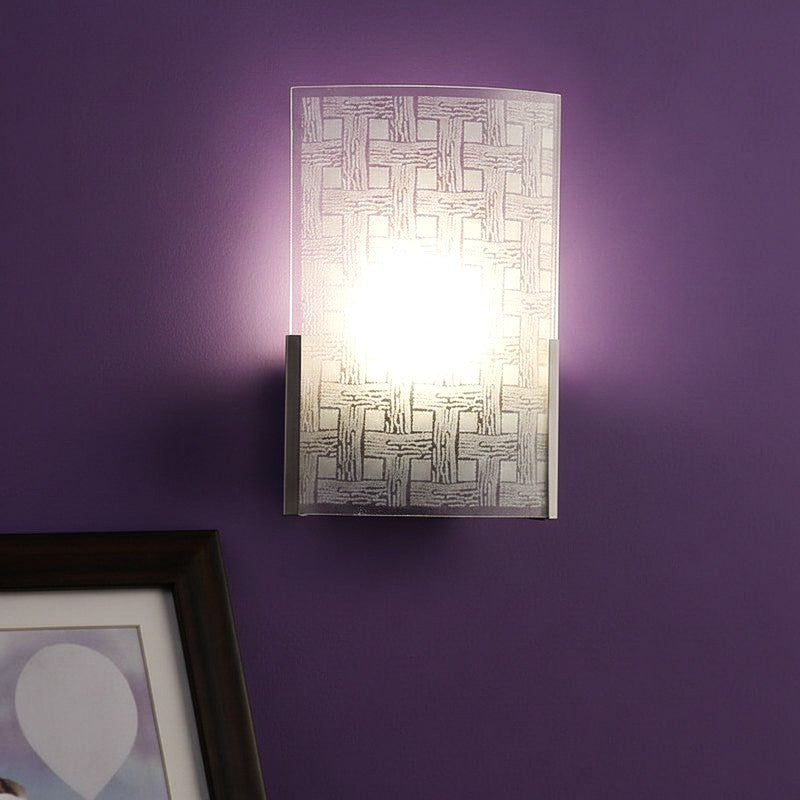 Plaedo Glass & Metal Wall Lamp