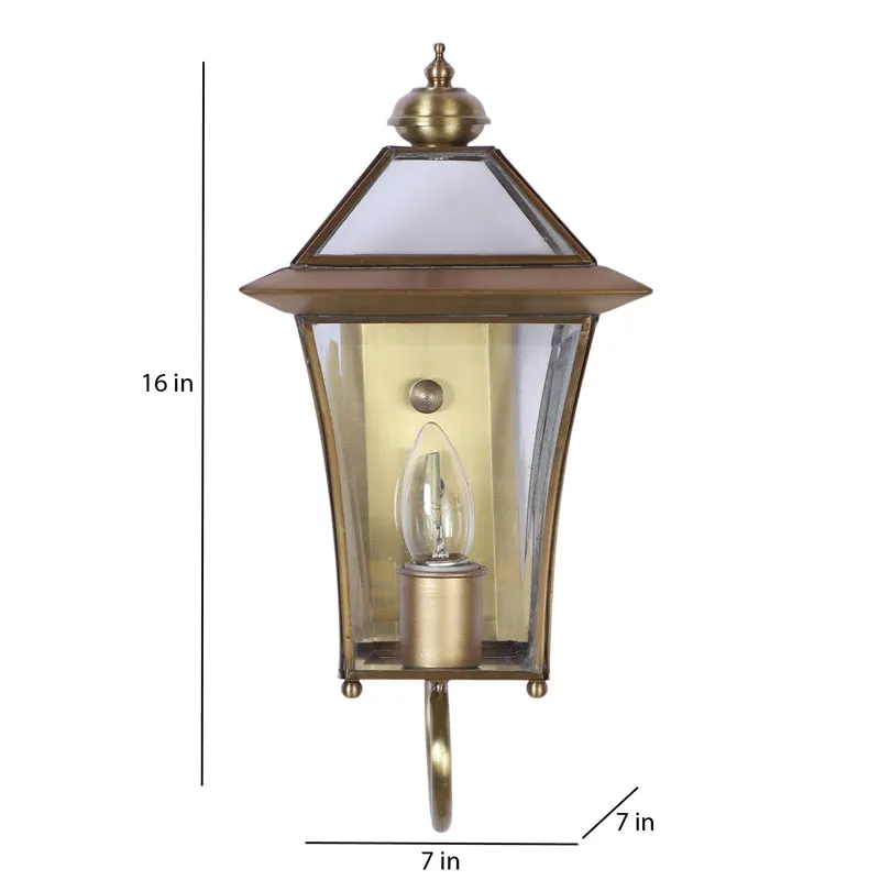Lanterna I Iron Wall Lamp - Gold media 9