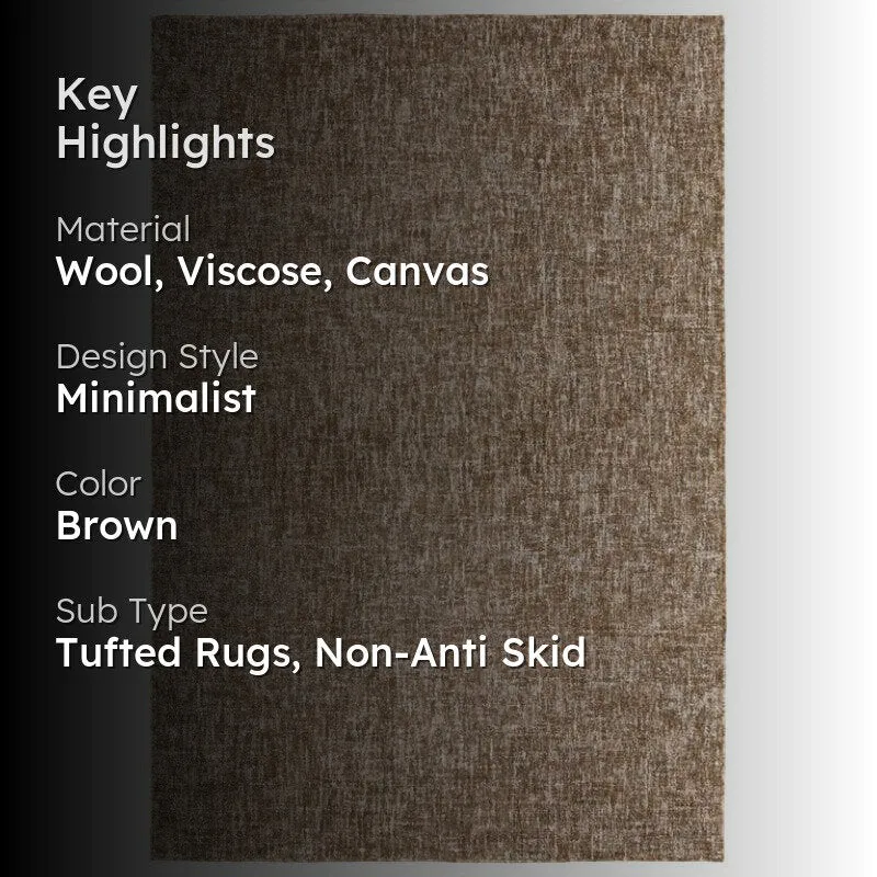 Osman Hand Tufted Wool Rug - Dark Brown media 2