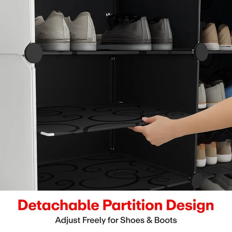 Rioware Cubix Home Shoe Racks - Black media 4