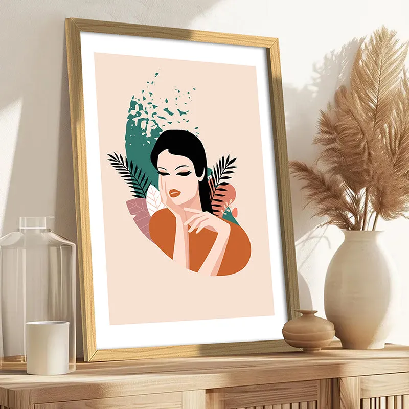 Woman In Spring Wall Art media 1