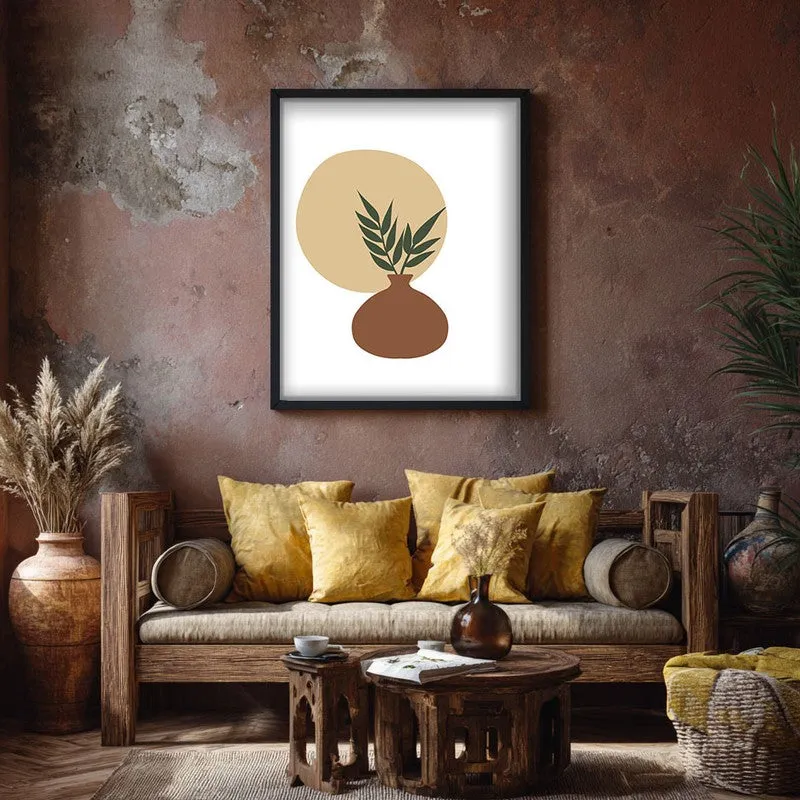 Sage Pot Canvas Wall Painting With Black Frame media 7