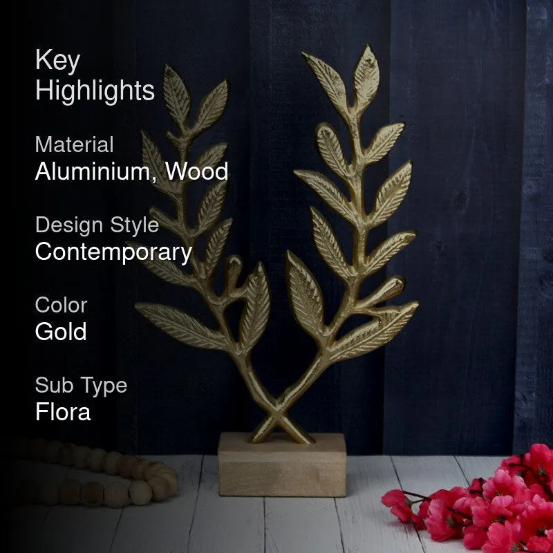 Gardenia Glam Showpiece - Gold media 2