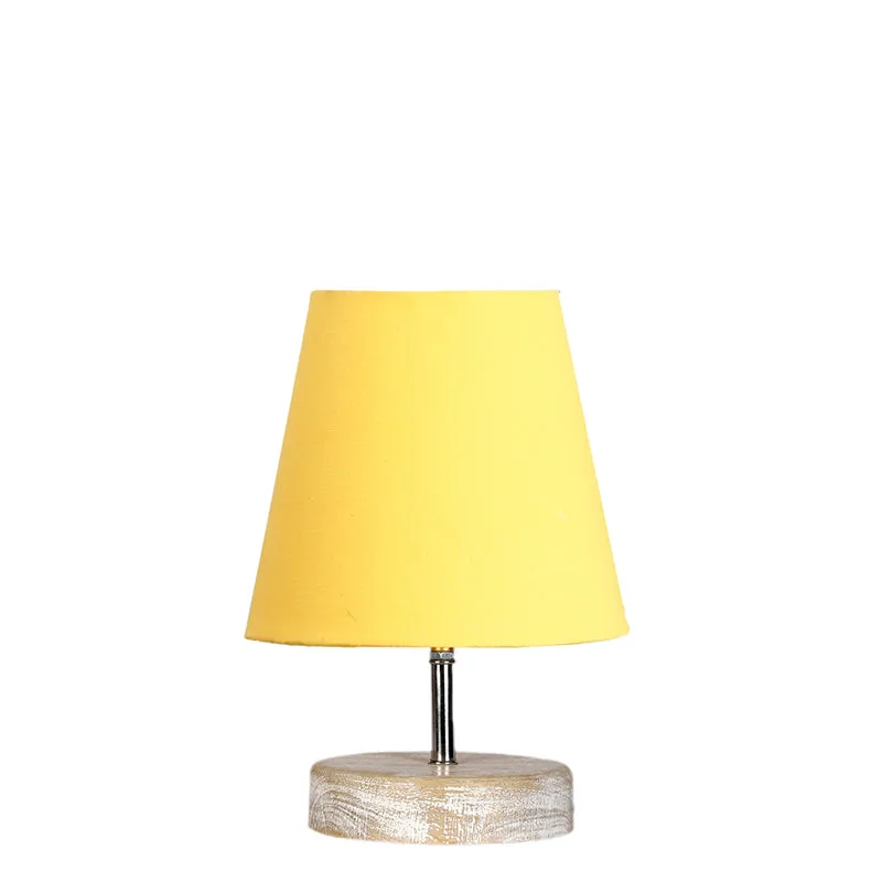 Renvo Fabric Table Lamp - Yellow,Brown media 3