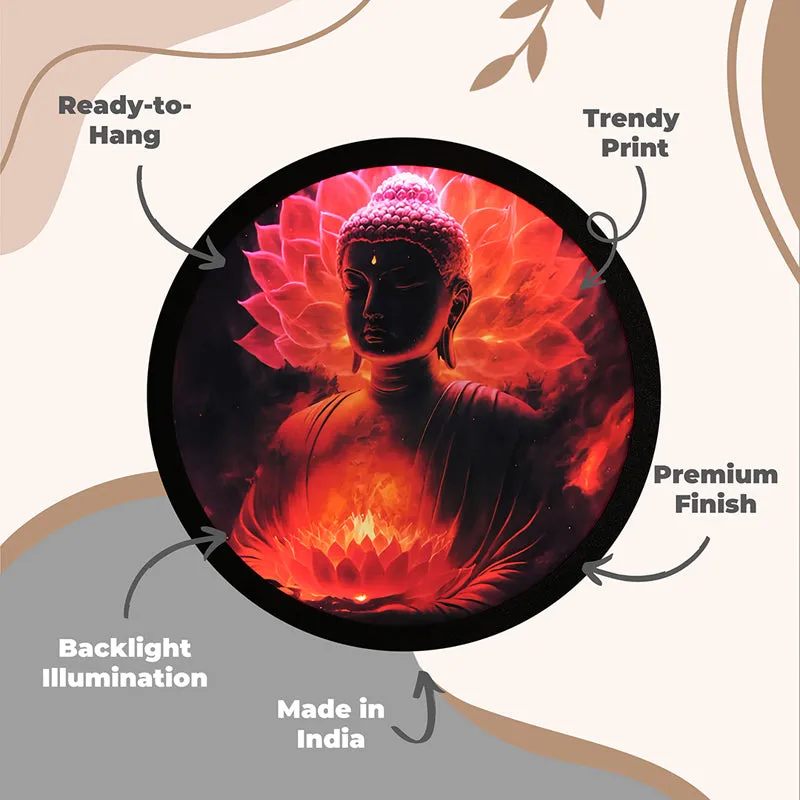 Kamala Buddha Backlit Wall Art media 9