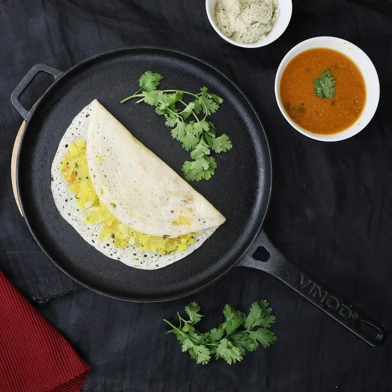 Vinod Zyrox Cast Iron Dosa Tawa - 29 cm media 1