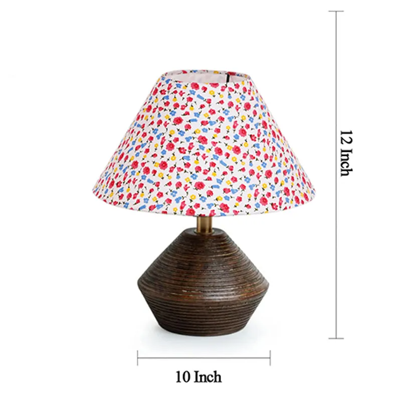 Color Splash Cone Wooden Table Lamp - Multicolor media 6