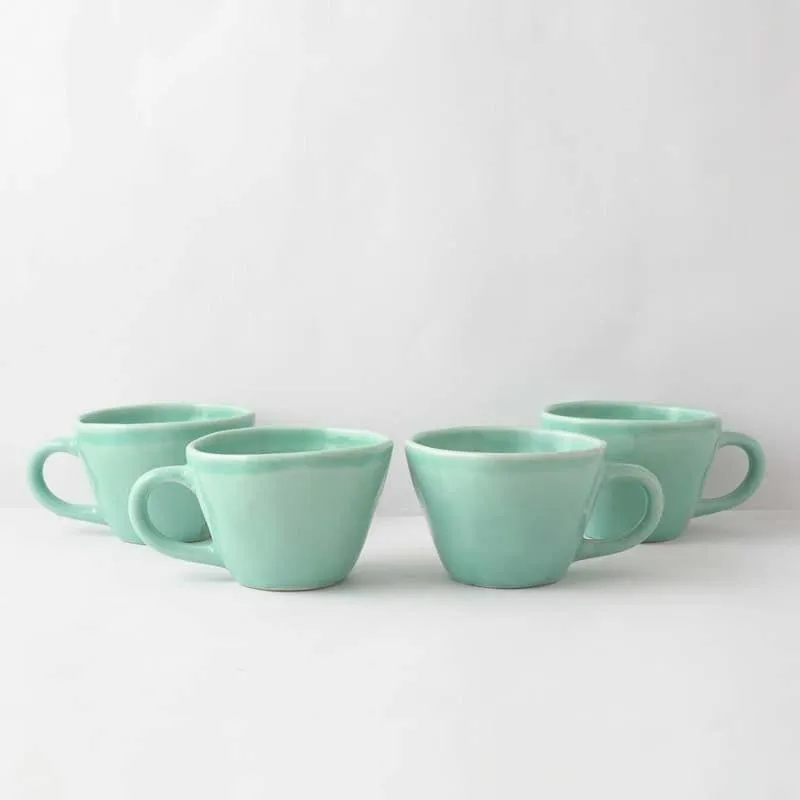 Addie Ceramic Coffee Mug (250 mL Each) - Set of Four media 4