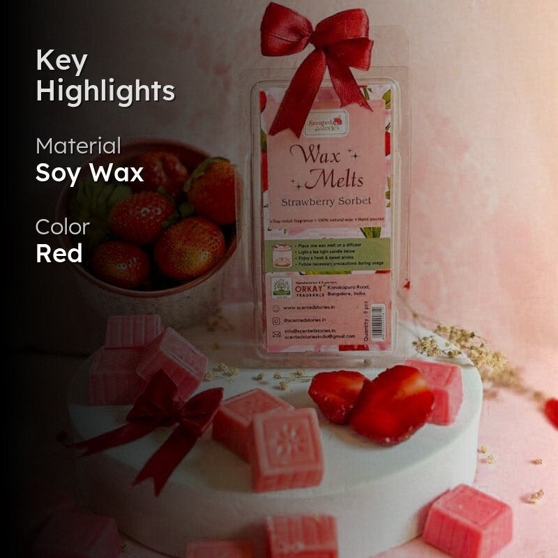 Scentora Wax Melt (Strawberry) - Set Of Sixteen media 2