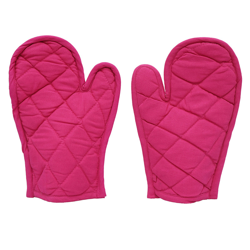 Swayam Garde Kitchen Gloves (Pink) - Set Of Two media 4