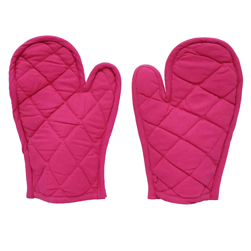 Swayam Garde Kitchen Gloves (Pink) - Set Of Two media 4