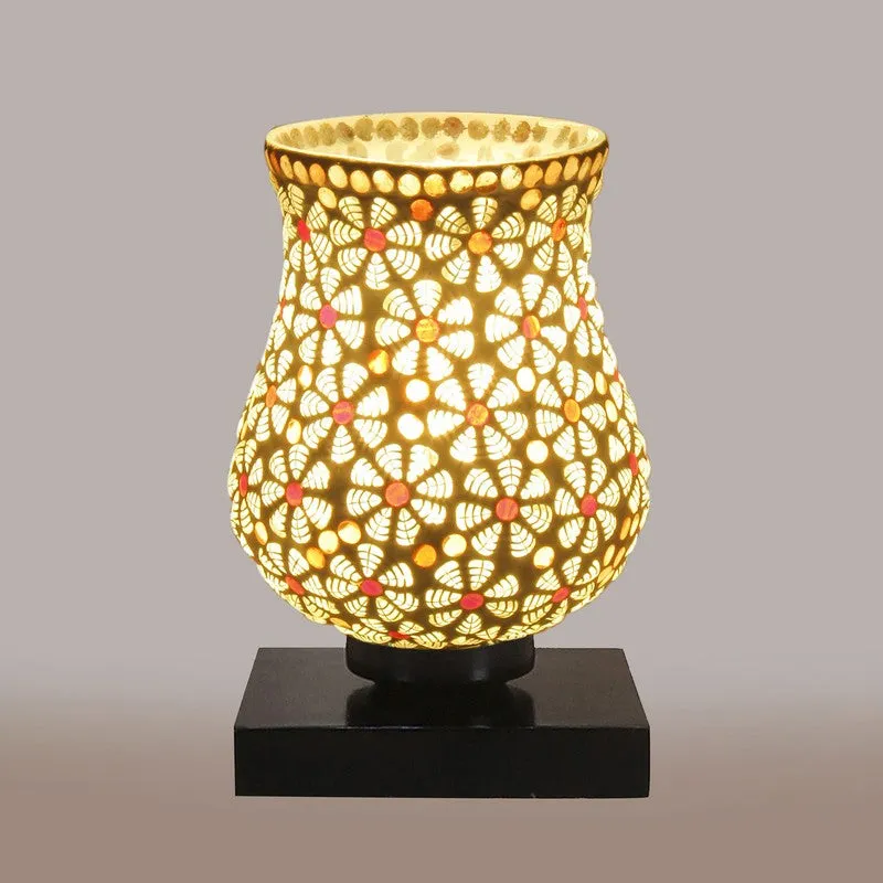 Radient Mosaic Glass Table Lamp - Multicolor media 6