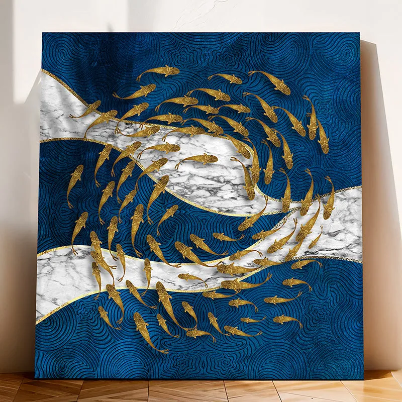 School Of Fish Canvas Wall Art media 4