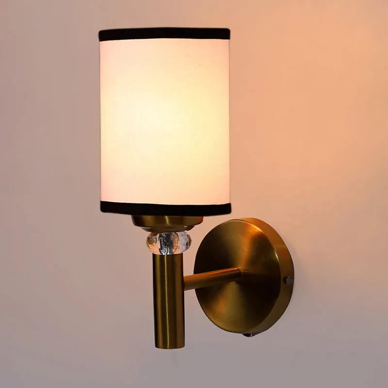Sienna Edge Steel & Cotton Wall Lamp media 4