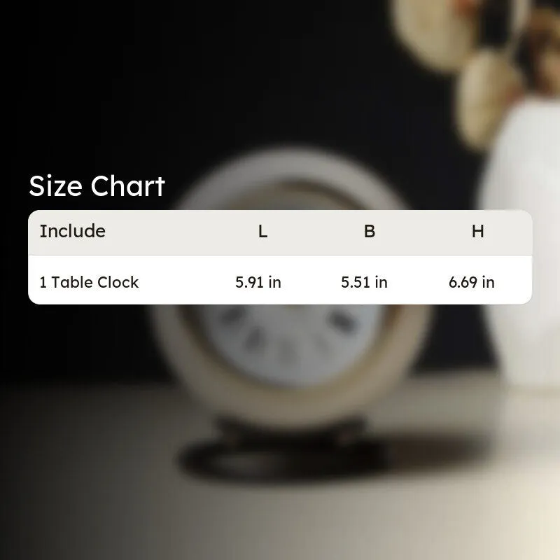 Chrono Charm Round Table Clock media 8