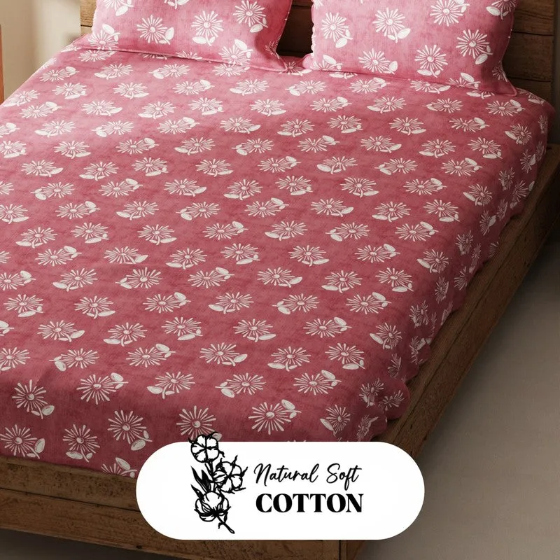 Myden Bedsheet (Red) - 115 GSM media 5