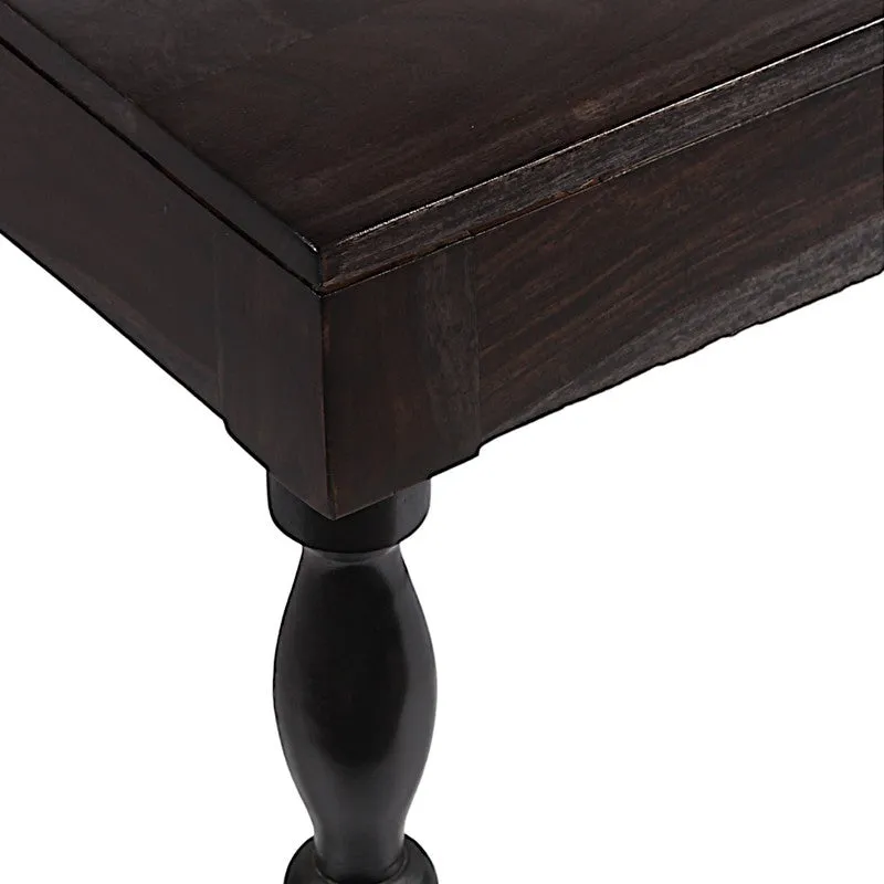 Oervon Sheesham Wooden Center Table - Black media 7