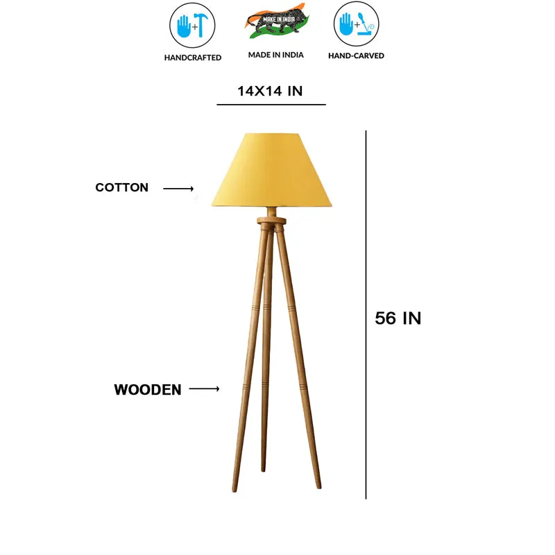 Cotin II Tripod Floor Lamp - Yellow media 6