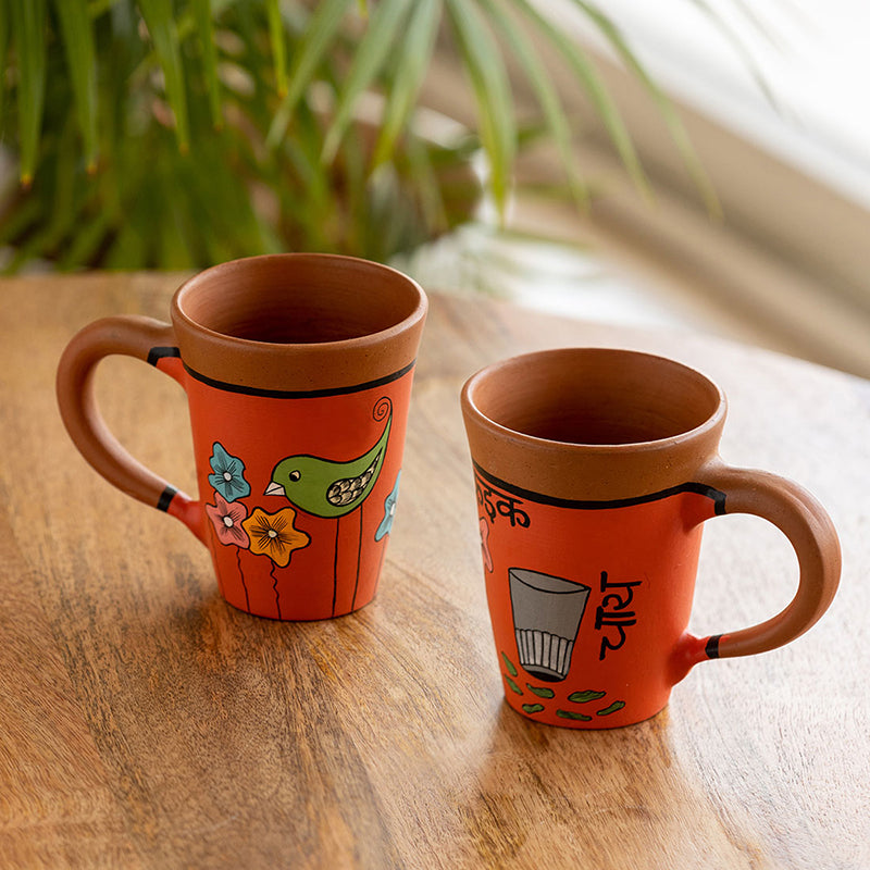 Bhoomi Terracotta Tea Cup (250 mL Each) - Set of Two