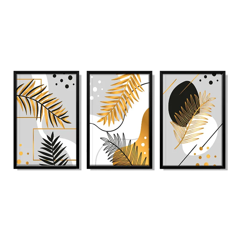 Luxe Tropics Wall Art With Frame - Set Of Three media 3