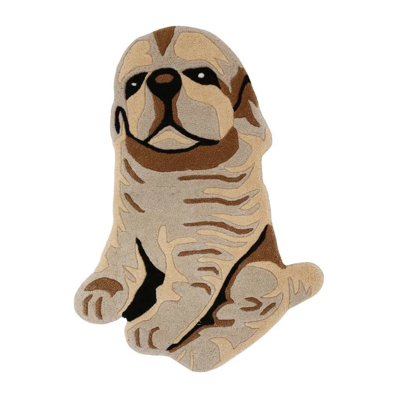 Little Pup Cotton Carpet - Brown media 1