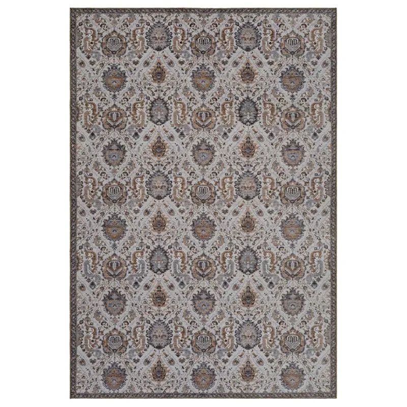 Daniyar Ethnic Carpet - Ash media 1