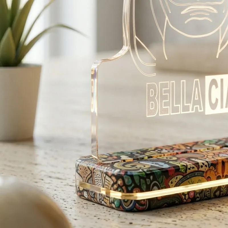 The Professor Acrylic Table Lamp - Transparent media 4