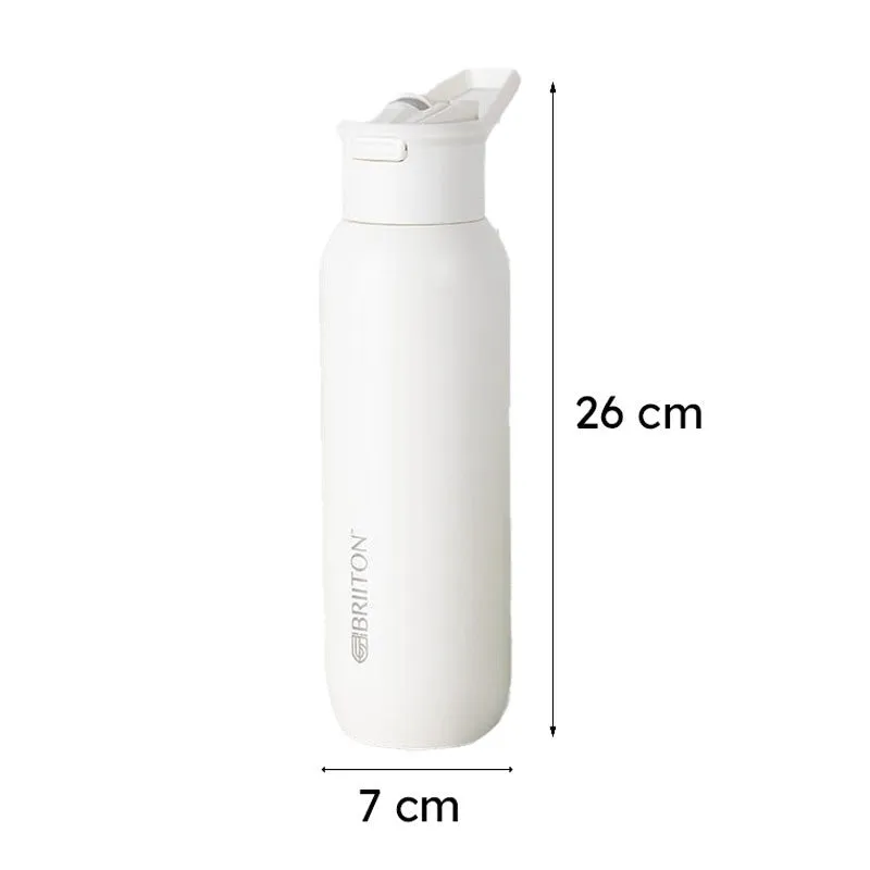 Drinko Fantasia Hot & Cold Thermos Water Bottle (White) - 630 mL media 11
