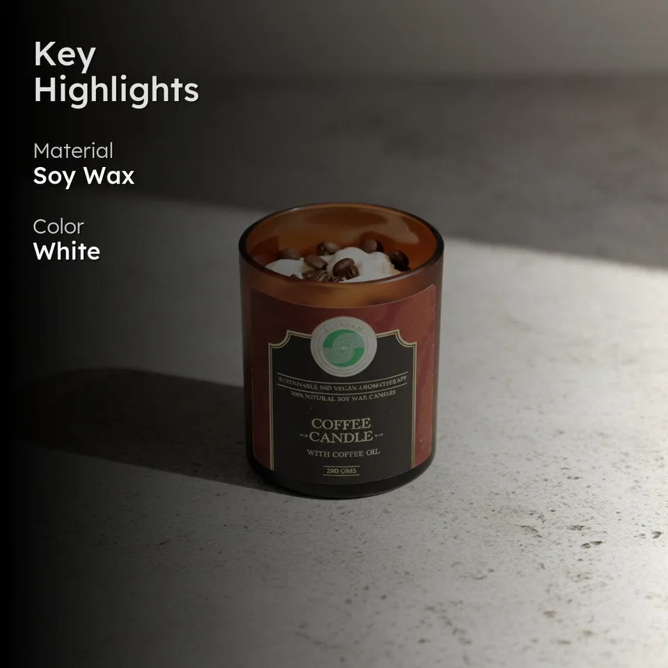 Elysium Coffee Scented Candle media 2