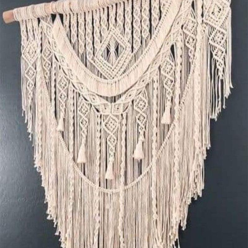 Nira Bohemian Macrame Cotton Wall Accent media 4