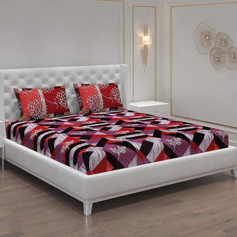 Monte Carlo Petal & Plaid Bedsheet - 120 GSM media 1