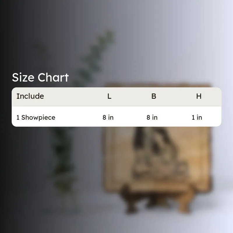 The Purest Magic Wood Showpiece - Square media 7
