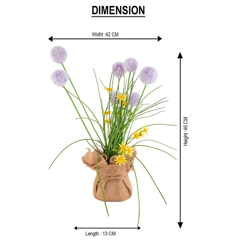 AarviDecor Lavender Bliss Silk Artificial Flowers media 8