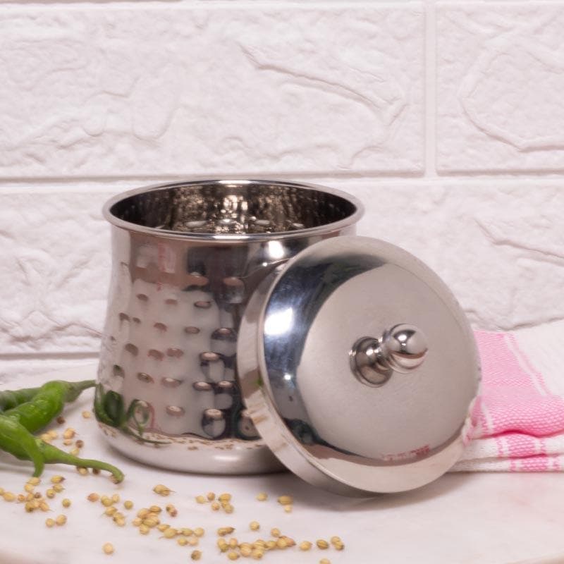 Vintage Charm Hammered Canister (300 mL Each) - Set Of Two media 5