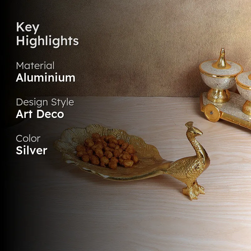 Ccile Aluminum Platter - Gold media 2