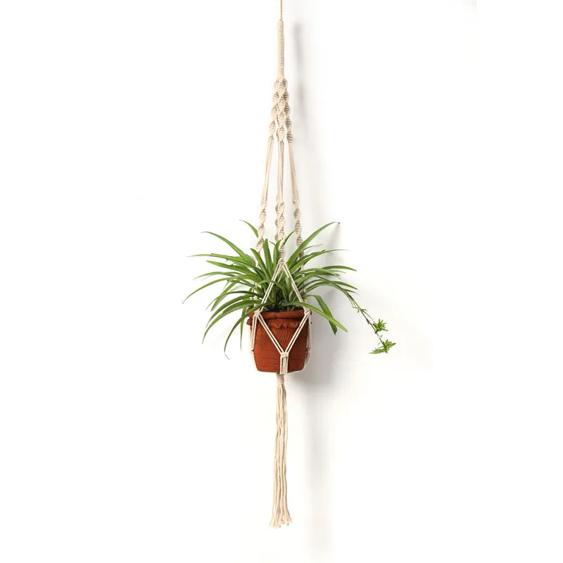 Boheme Botanica Macrame Hanging Planter - Set Of Three media 5