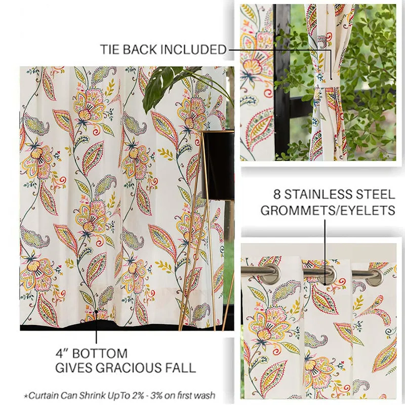 Urban Space Lilae Curtain (Beige) - Set Of Two media 5