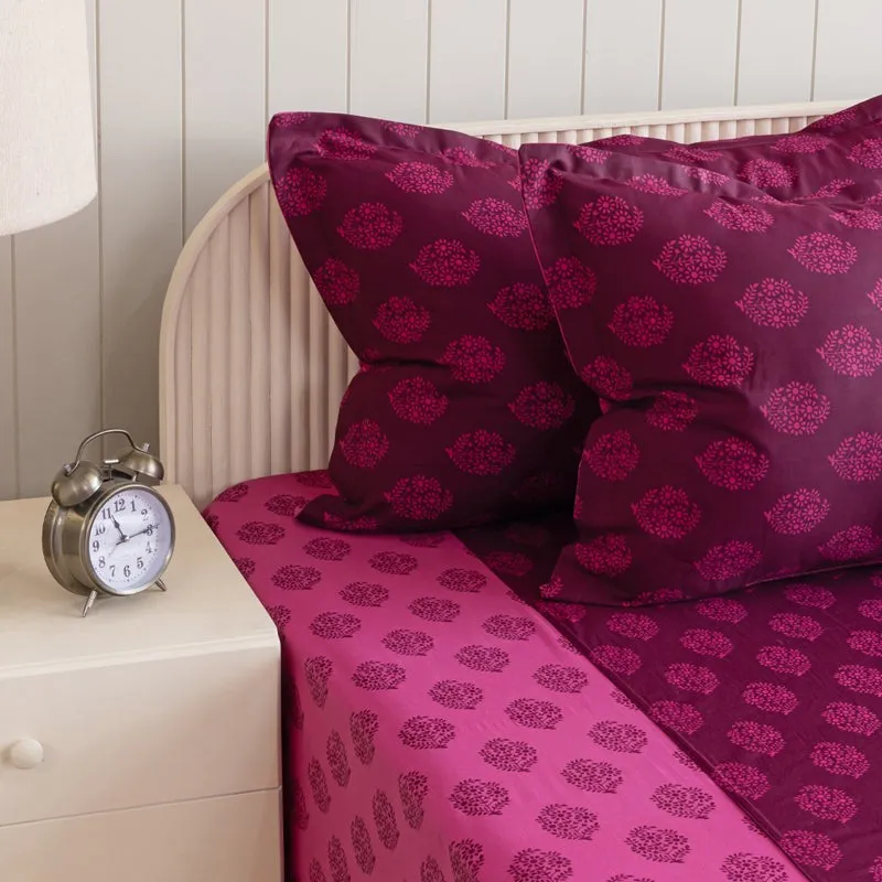 Swayam Rajastha Cotton Bedsheet (Pink) - 180 TC media 7