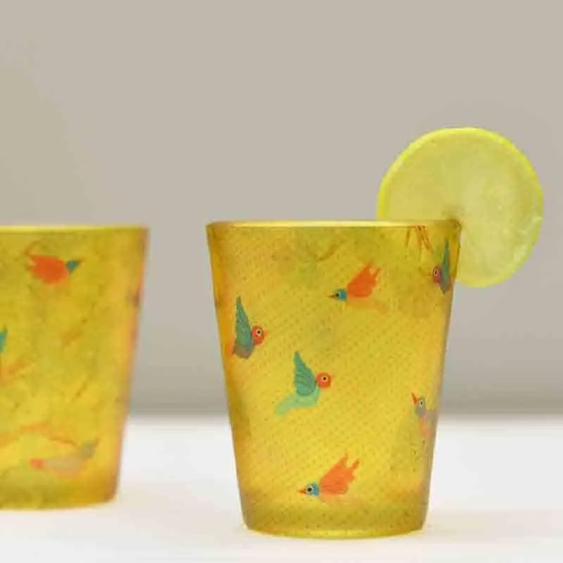 Gond Art Frosted Shot Glass (30 ml ) - Set Of Two media 1