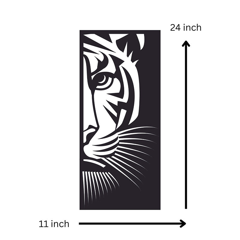 Tiger Panel Black Iron Wall Accent media 5