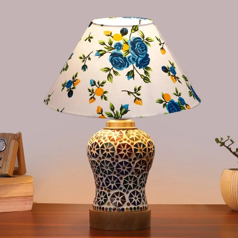 Astrona Fleur Wooden Table Lamp - Multicolor media 3