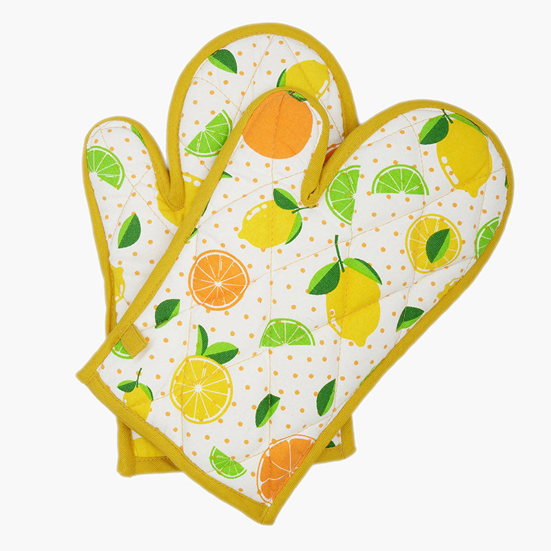 Swayam Citrus Grip Kitchen Gloves - Set Of Two media 4