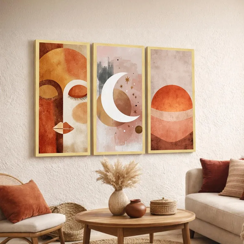 Facial Framed Wall Art - Set Of Three media 1
