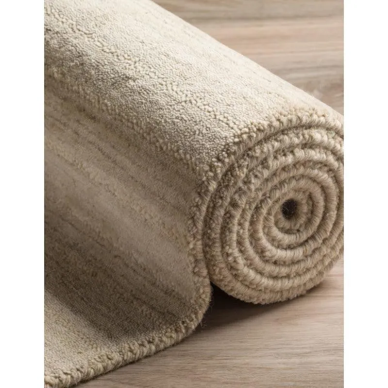 Aylin Hand Woven Wool Rug - Beige media 5