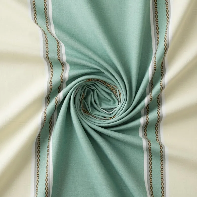 Kaya Striped Microfiber Bedsheet - 125 GSM media 5