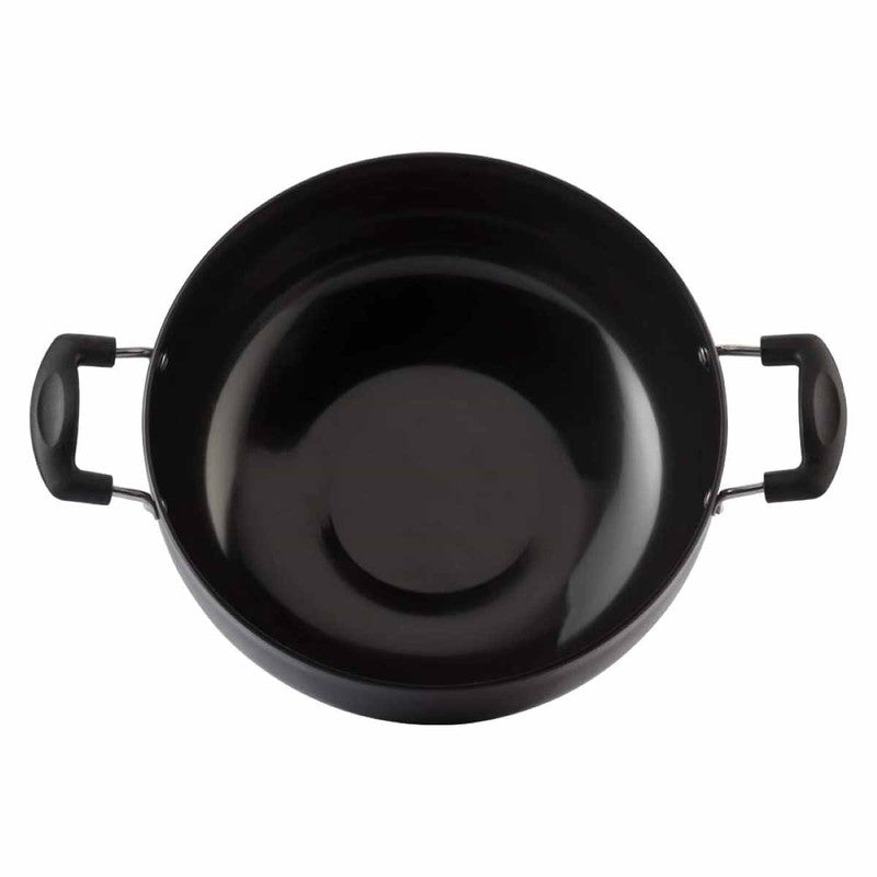 Vinod Cenric Hard Anodised Kadhai With Lid - 1600 mL/7 Inches media 5