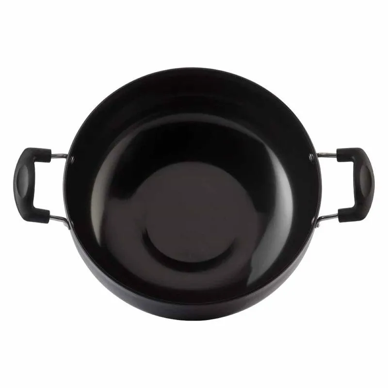 Vinod Cenric Hard Anodised Kadhai With Lid - 1600 mL/7 Inches media 5