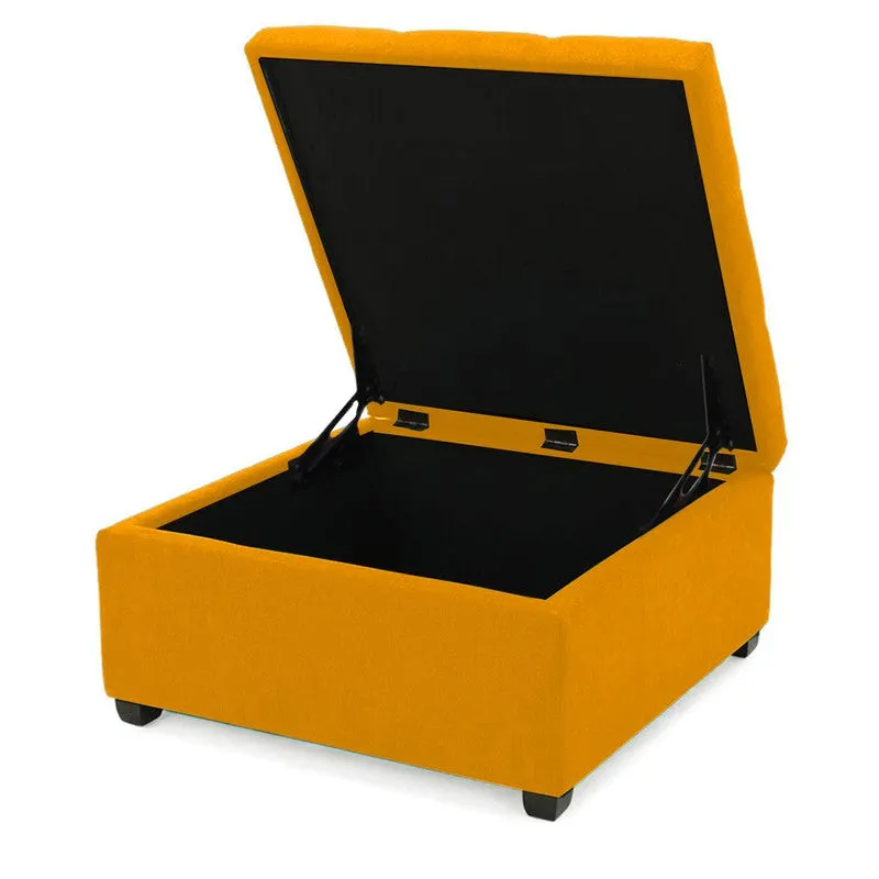 Uvaro Comelo Ottoman - Yellow media 4