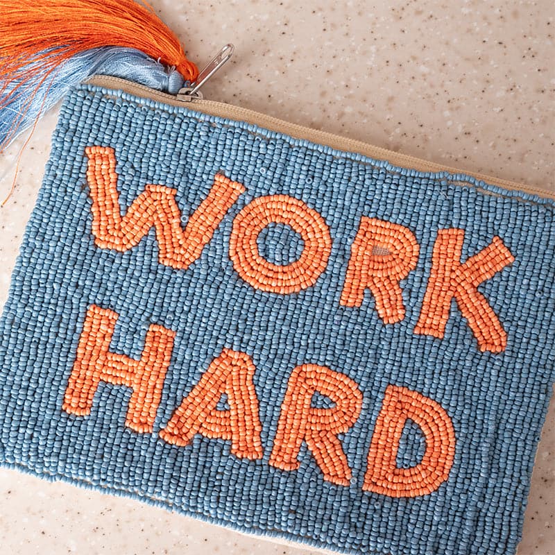 Work Hard Motivational Storage Pouch media 4