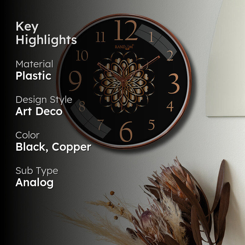 The Pendulum Room Plastic Analog Wall Clock media 2